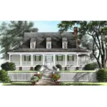 Traditional House Plan Front of Home - Low Country Cottage 128D-0228 - Shop House Plans and More