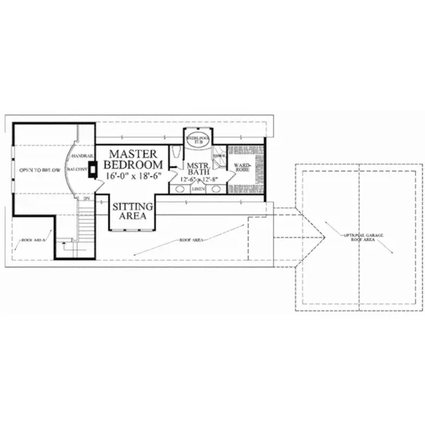 Cabin & Cottage House Plan Second Floor - Ramblewood Lane Country Home 128D-0254 - Shop House Plans and More