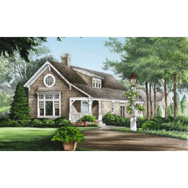 Cabin & Cottage House Plan Front of Home - Ramblewood Lane Country Home 128D-0254 - Shop House Plans and More