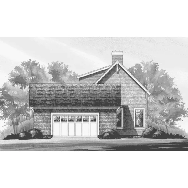 Cabin & Cottage House Plan Rear Elevation - Ramblewood Lane Country Home 128D-0254 - Shop House Plans and More