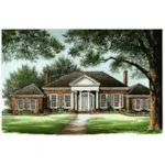 Southern House Plan Front Image - Rosehill Colonial Home 128D-0261 - Shop House Plans and More