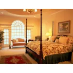 Southern House Plan Master Bedroom Photo 01 - Rosehill Colonial Home 128D-0261 - Shop House Plans and More