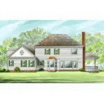 Victorian House Plan Rear Photo 01 - Saratoga Springs Country Home 128D-0265 - Shop House Plans and More