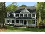 Lake House Plan Front Photo 03 - Saybrook Lane Colonial Home 128D-0267 - Shop House Plans and More