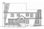 Lake House Plan Rear Elevation - Saybrook Lane Colonial Home 128D-0267 - Shop House Plans and More