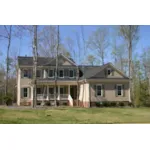 Farmhouse Plan Front of Home - Sunrise Farm Country Home 128D-0283 - Shop House Plans and More