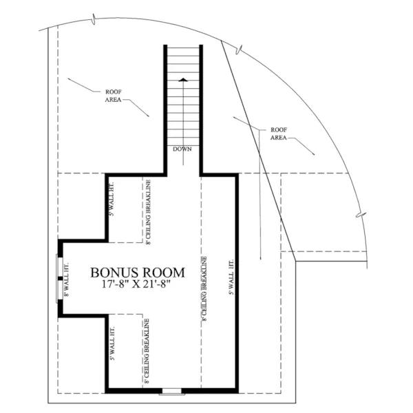 Country House Plan Second Floor - Cotton Wood Country Home 128D-0315 - Shop House Plans and More