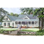 Country House Plan Front of Home - Cotton Wood Country Home 128D-0315 - Shop House Plans and More