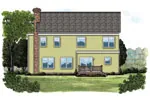 Traditional House Plan Color Image of House - Montery Cypress Traditional Home 129D-0004 - Shop House Plans and More