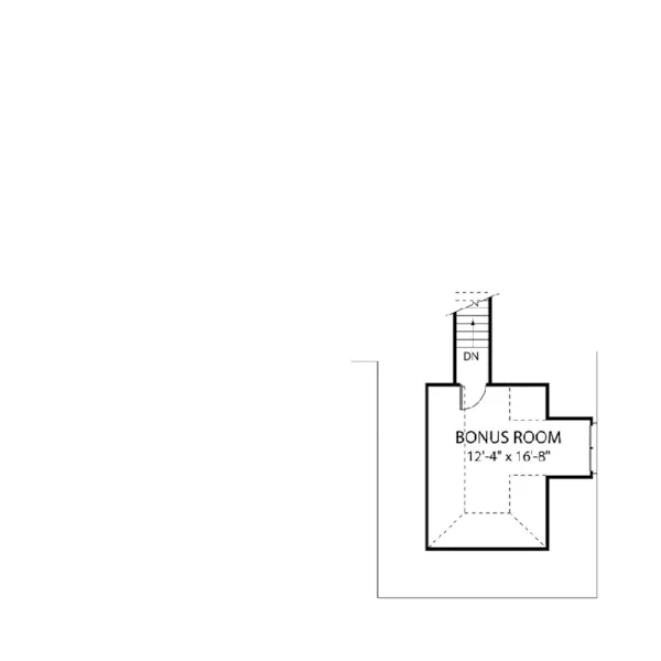 Traditional House Plan Bonus Room - Twillman Traditional Home 129D-0007 - Shop House Plans and More