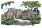 Traditional House Plan Front Image - Twillman Traditional Home 129D-0007 - Shop House Plans and More