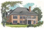Ranch House Plan Color Image of House - Twillman Traditional Home 129D-0007 - Shop House Plans and More