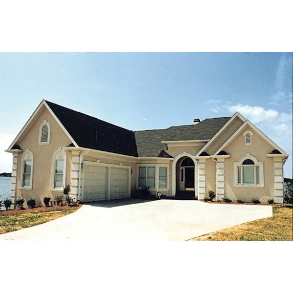 Italian House Plan Front of Home - Rothweiler Traditional Home 129D-0011 - Shop House Plans and More