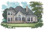 Country French House Plan Color Image of House - Alana European Home 129D-0012 - Search House Plans and More