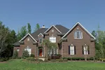 Traditional House Plan Front of House 129D-0013