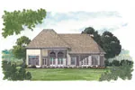 Traditional House Plan Color Image of House - Littleheart Traditional Home 129D-0015 - Shop House Plans and More