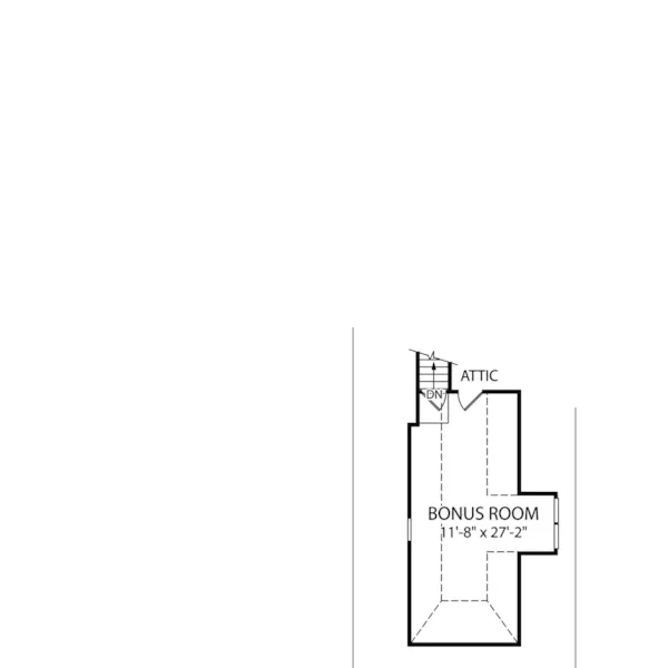 Traditional House Plan Bonus Room - Cabot Georgian Ranch Home 129D-0017 - Search House Plans and More