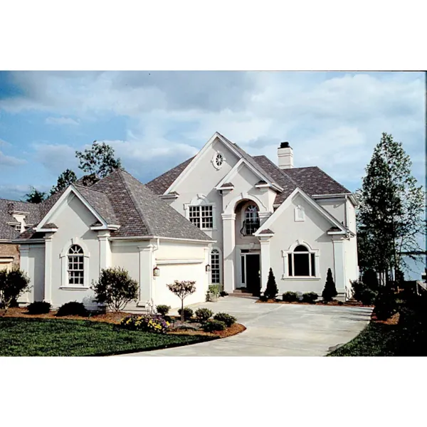 Italian House Plan Front of Home - Sea Beauty Sunbelt Home 129D-0018 - Shop House Plans and More