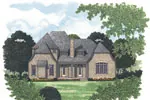 European House Plan Color Image of House - Devora European Home 129D-0020 - Search House Plans and More