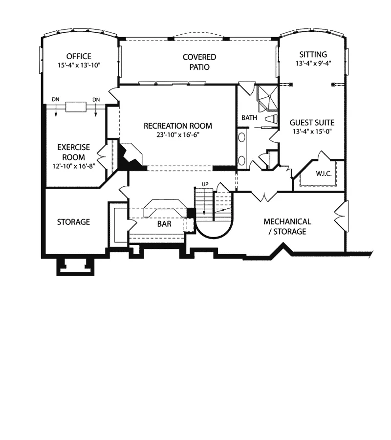 Luxury House Plan Bonus Room - Kimberly Manor Luxury Home 129S-0002 - Search House Plans and More