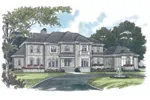 Traditional House Plan Front of Home - Fultonspring Luxury Home 129S-0004 - Search House Plans and More