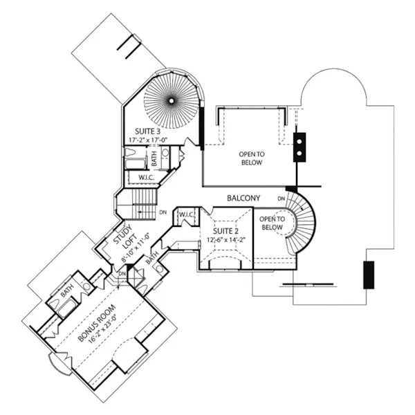 Luxury House Plan Second Floor - Armstrong Hill Luxury Home 129S-0005 - Search House Plans and More