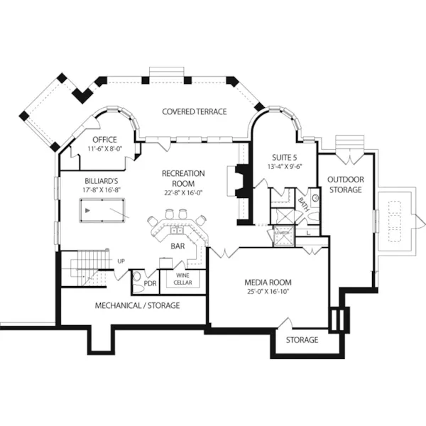 Luxury House Plan Bonus Room - Vienna Manor Luxury Home 129S-0006 - Shop House Plans and More