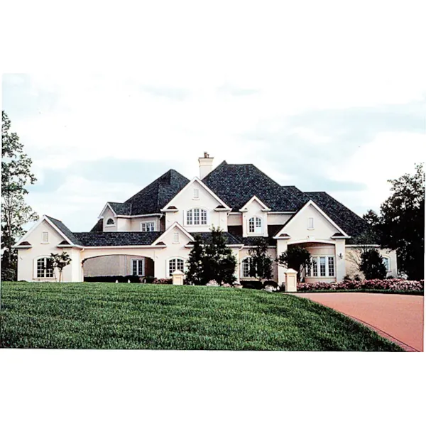 Luxury House Plan Front of Home - Howell Hollow Luxury Home 129S-0009 - Search House Plans and More