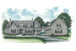 Luxury House Plan Front Image - Monarch Manor Luxury Home 129S-0012 - Shop House Plans and More