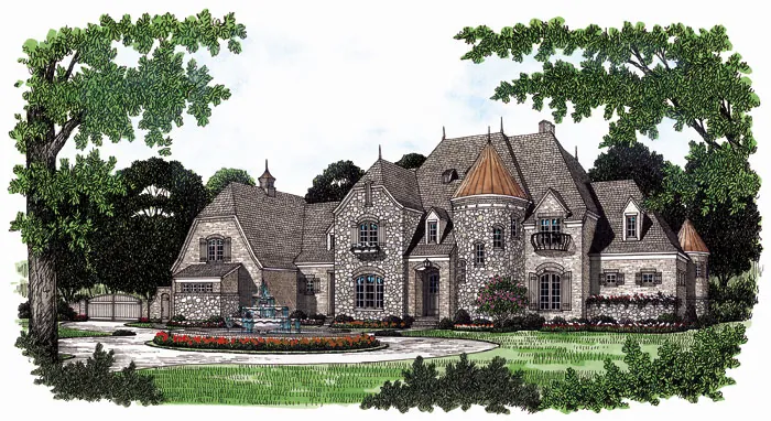 European House Plan Front Image - Clydehurst Victorian Home 129S-0013 - Search House Plans and More