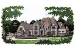 European House Plan Front Image - Clydehurst Victorian Home 129S-0013 - Search House Plans and More