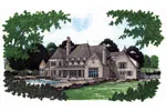 English Cottage House Plan Color Image of House - Clydehurst Victorian Home 129S-0013 - Search House Plans and More