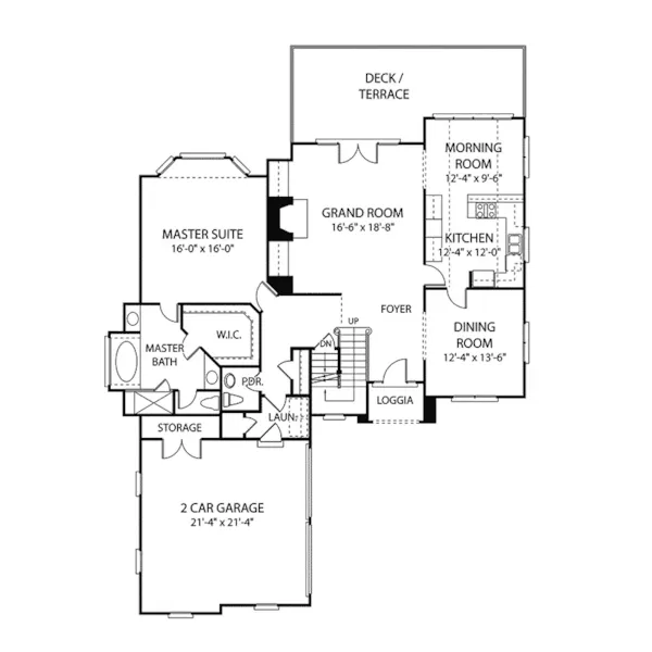 Luxury House Plan First Floor - Holmes Place Luxury Home 129S-0016 - Search House Plans and More