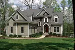 Cabin & Cottage House Plan Front of Home - Holmes Place Luxury Home 129S-0016 - Search House Plans and More