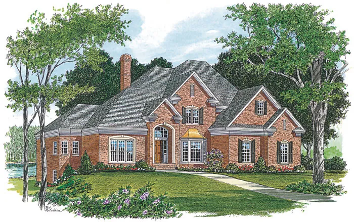 Luxury House Plan Front Image - Caprese Luxury Home 129S-0017 - Search House Plans and More