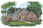 Southern House Plan Front Image - Caprese Luxury Home 129S-0017 - Search House Plans and More