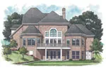 Luxury House Plan Color Image of House - Caprese Luxury Home 129S-0017 - Search House Plans and More