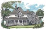 Luxury House Plan Color Image of House - Sunland Park Luxury Home 129S-0018 - Shop House Plans and More