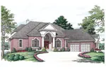 Luxury House Plan Front Image - Westaire Luxury Home 129S-0019 - Shop House Plans and More