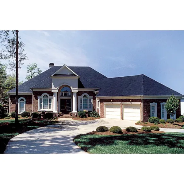 Luxury House Plan Front of Home - Westaire Luxury Home 129S-0019 - Shop House Plans and More