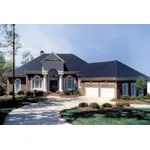 Luxury House Plan Front of House 129S-0019