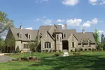 Early American House Plan Front of Home - Glencove Luxury Home 129S-0020 - Search House Plans and More