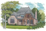 European House Plan Color Image of House - Savory Luxury Home 129S-0021 - Shop House Plans and More