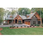 Cabin & Cottage House Plan Front of House 129S-0023