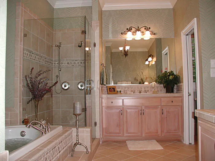 Luxury House Plan Master Bathroom Photo 01 - Glen Creek Luxury Home 129S-0023 - Search House Plans and More