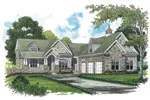 Craftsman House Plan Color Image of House - Glen Creek Luxury Home 129S-0023 - Search House Plans and More