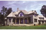 European House Plan Rear Photo 01 - Grove Manor Luxury Home 129S-0024 - Search House Plans and More