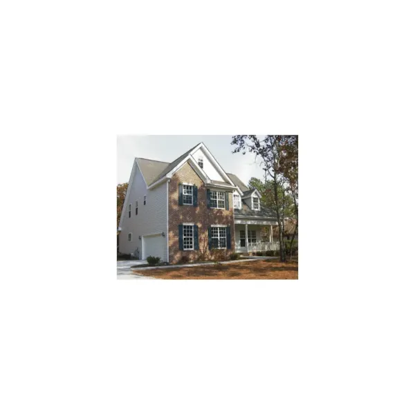 Cozy Front Porch And Decorative Dormers