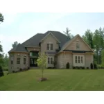 Majestic European Home With A Prominent Turret In Front