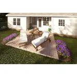 Country House Plan Patio Photo - Downall Green Traditional Home 130D-0114 - Search House Plans and More